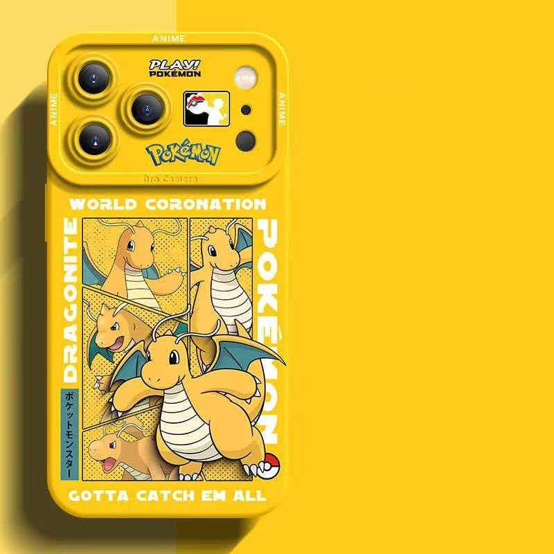 スマホケース  ポケモンの愛らしい姿が詰まった、柔らかいシリコンスマホケース  耐衝撃・防振性能に優れ、高級感あふれるスマホケースで、iPhone12~17 に対応