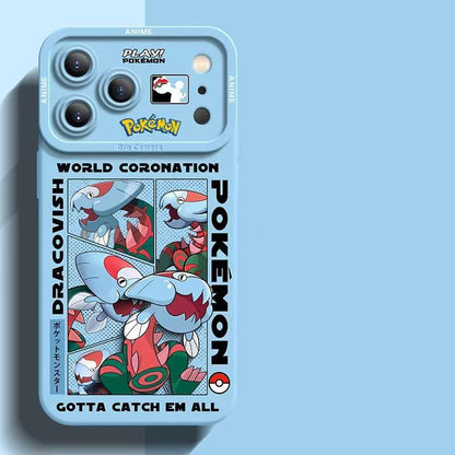 スマホケース  ポケモンの愛らしい姿が詰まった、柔らかいシリコンスマホケース  耐衝撃・防振性能に優れ、高級感あふれるスマホケースで、iPhone12~17 に対応