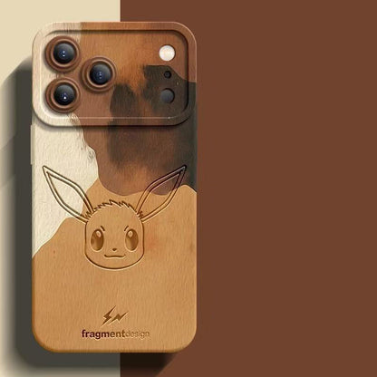 スマホケース  水彩スタイルで描かれたポケモンの世界が詰まった、柔らかいシリコンスマホケース  耐衝撃・防振性能に優れ、高級感あふれるスマホケースで、iPhone12~17 に対応