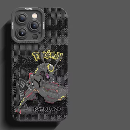 スマホケース  デジタル風デザインが特徴的な、ポケモンシリコンスマホケース  耐衝撃・防振性能に優れ、高級感あふれるスマホケースで、iPhone12~17 に対応