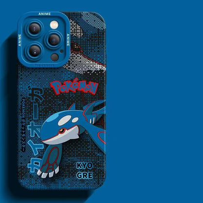 スマホケース  デジタル風デザインが特徴的な、ポケモンシリコンスマホケース  耐衝撃・防振性能に優れ、高級感あふれるスマホケースで、iPhone12~17 に対応