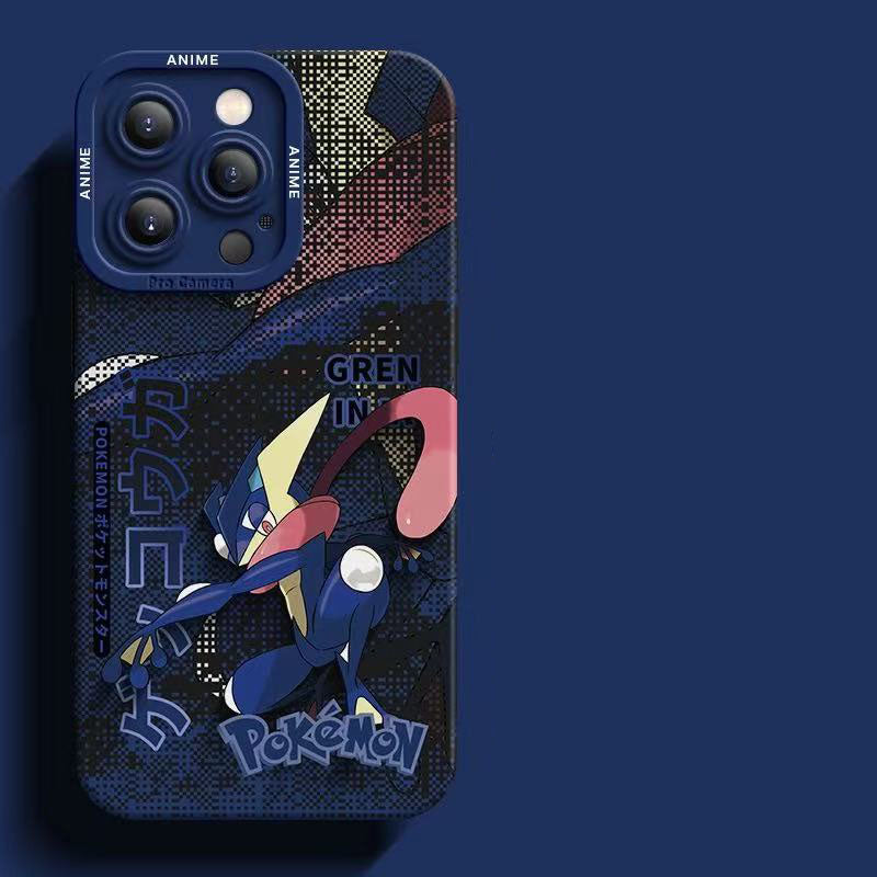 スマホケース  デジタル風デザインが特徴的な、ポケモンシリコンスマホケース  耐衝撃・防振性能に優れ、高級感あふれるスマホケースで、iPhone12~17 に対応