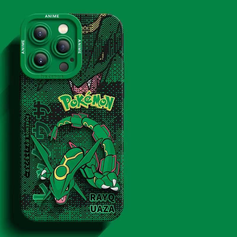 スマホケース  デジタル風デザインが特徴的な、ポケモンシリコンスマホケース  耐衝撃・防振性能に優れ、高級感あふれるスマホケースで、iPhone12~17 に対応