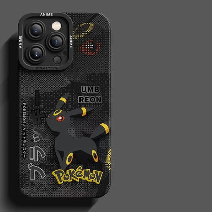 スマホケース  デジタル風デザインが特徴的な、ポケモンシリコンスマホケース  耐衝撃・防振性能に優れ、高級感あふれるスマホケースで、iPhone12~17 に対応