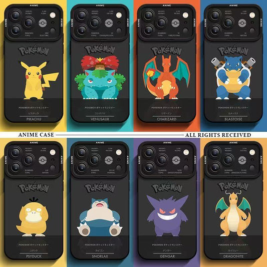 スマホケース  ポケモンの魅力的な瞳を特写した、シリコンスマホケース  耐衝撃・防振性能に優れ、高級感あふれるスマホケースで、iPhone12~17 に対応