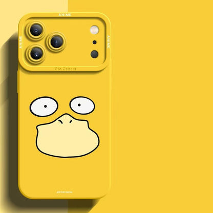 スマホケース  ポケモンの超大きな愛らしい瞳が特徴の、シリコンスマホケース  耐衝撃・防振性能に優れ、高級感あふれるスマホケースで、iPhone12~17 に対応