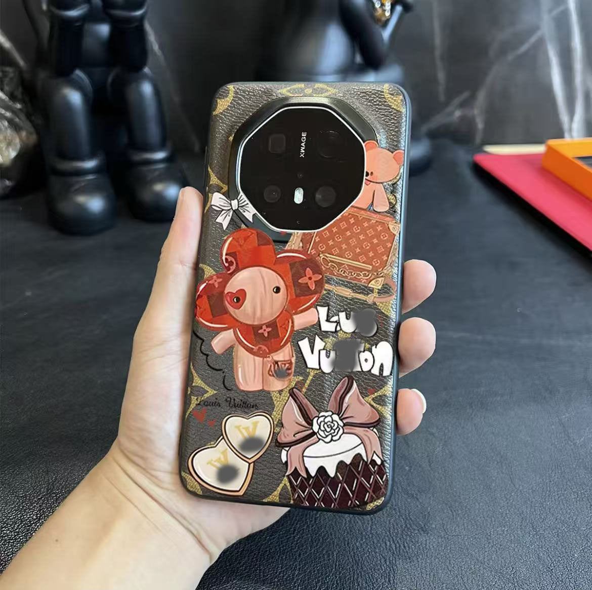 スマホケース  高級感レザー製スマホケース ダブルV  Google Pixel 専用 耐衝撃・防振性能に優れ、高級感あふれるスマホケースで、 Google Pixel に対応