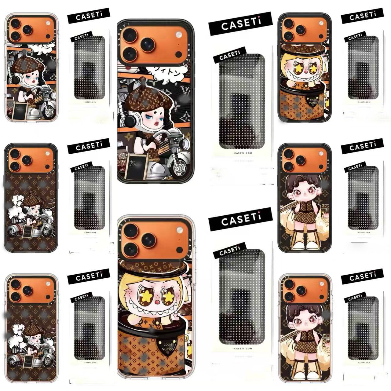 スマホケース  高級感popo マート アクリル製スマホケース ダブルV   耐衝撃・防振性能に優れ、高級感あふれるスマホケースで、 iPhone14~17 に対応