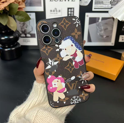 スマホケース  高級感ウィンター限定スマホケース  ダブルV  耐衝撃・防振性能に優れ、高級感あふれるスマホケースで、 iPhone13~16 に対応