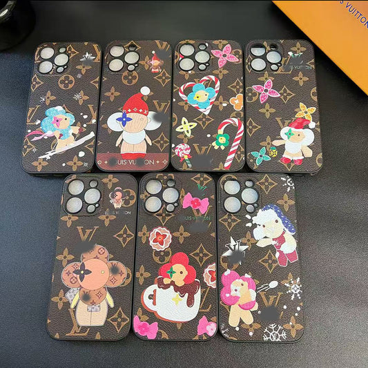 スマホケース  高級感ウィンター限定スマホケース  ダブルV  耐衝撃・防振性能に優れ、高級感あふれるスマホケースで、 iPhone13~16 に対応