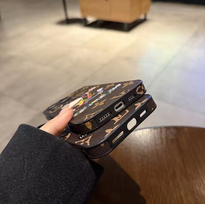 スマホケース  高級感カラフルスマホケース  ダブルV  耐衝撃・防振性能に優れ、高級感あふれるスマホケースで、 iPhone13~16 に対応