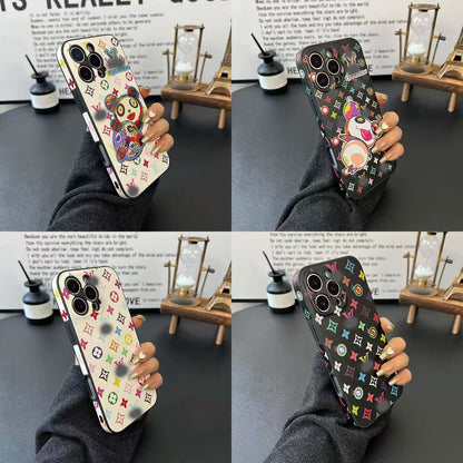 スマホケース  高級感全面花スマホケース  ダブルV  耐衝撃・防振性能に優れ、高級感あふれるスマホケースで、 iPhone13~16 に対応