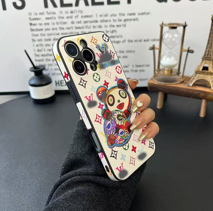 スマホケース  高級感全面花スマホケース  ダブルV  耐衝撃・防振性能に優れ、高級感あふれるスマホケースで、 iPhone13~16 に対応