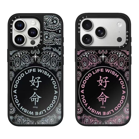 スマホケース  ケースTIFY  幸運を呼び込む『グッドラック柄』スマホケースが登場！  耐衝撃・防振性能に優れ、高級感あふれるスマホケースで、iPhone12~17 に対応