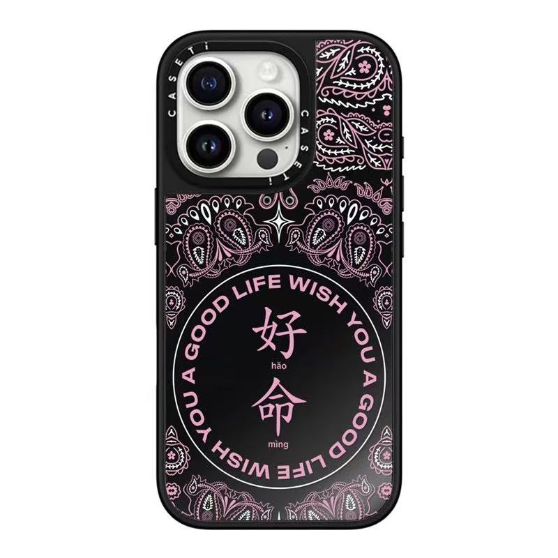 スマホケース  ケースTIFY  幸運を呼び込む『グッドラック柄』スマホケースが登場！  耐衝撃・防振性能に優れ、高級感あふれるスマホケースで、iPhone12~17 に対応