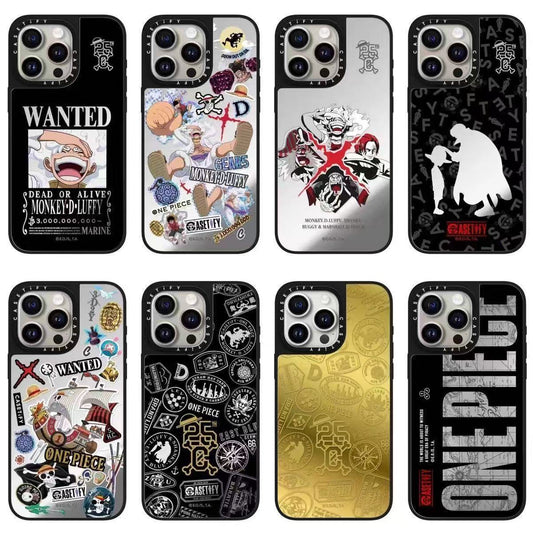 スマホケース  ケースTIFY  ONE PIECE 25 周年記念スマホケース  耐衝撃・防振性能に優れ、高級感あふれるスマホケースで、iPhone12~16 に対応