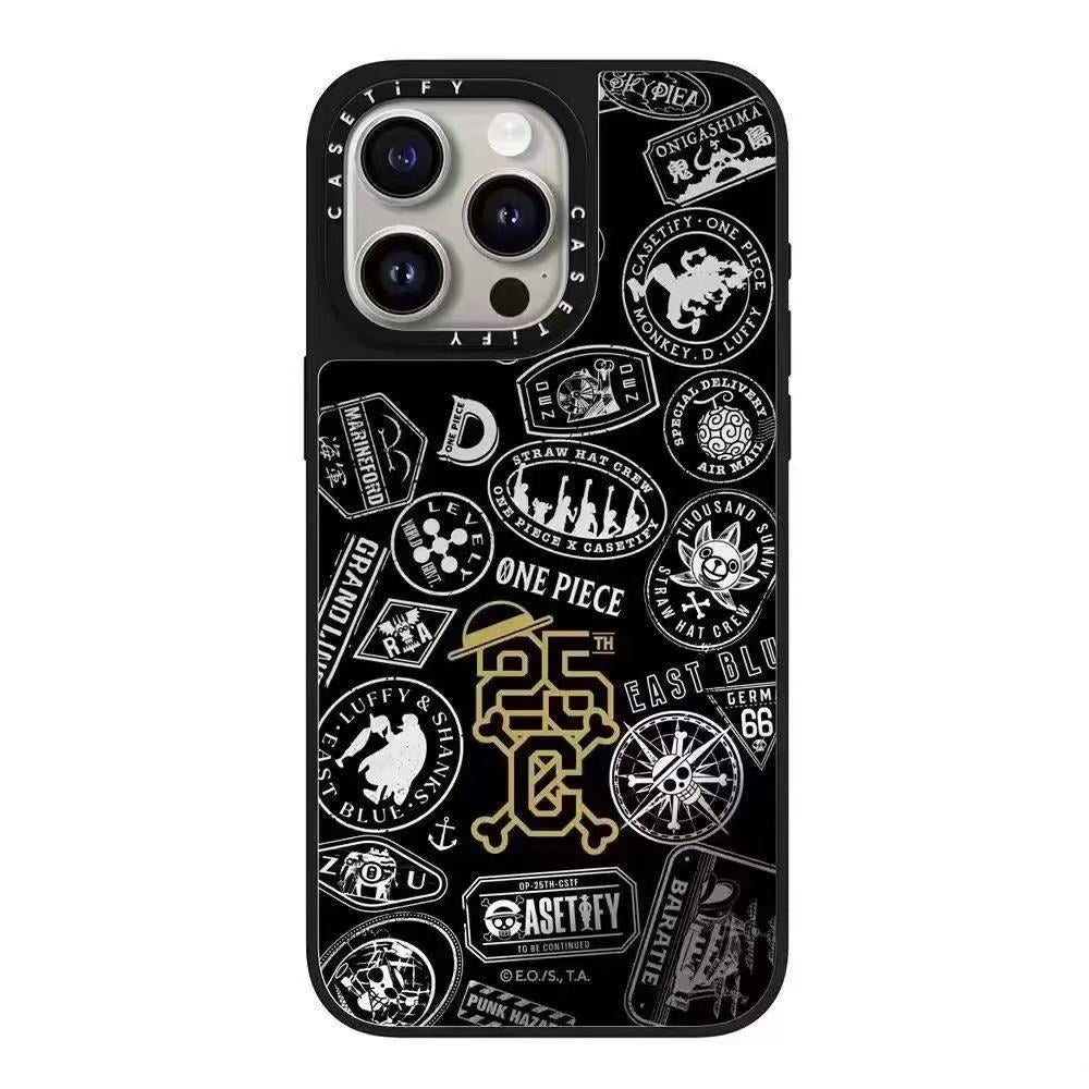 スマホケース  ケースTIFY  ONE PIECE 25 周年記念スマホケース  耐衝撃・防振性能に優れ、高級感あふれるスマホケースで、iPhone12~16 に対応