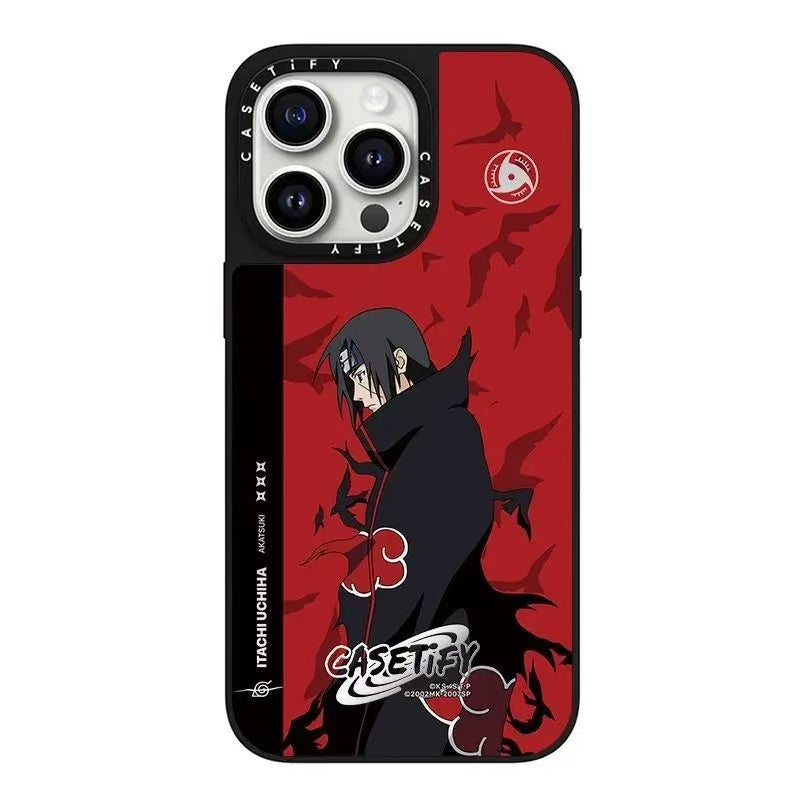 スマホケース ケースTIFY  NARUTO - ナルト - 柄スマホケース  耐衝撃・防振性能に優れ、高級感あふれるスマホケースで、iPhone12~16 に対応