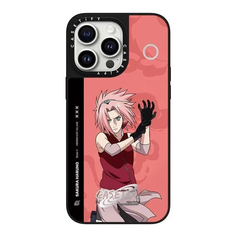 スマホケース ケースTIFY  NARUTO - ナルト - 柄スマホケース  耐衝撃・防振性能に優れ、高級感あふれるスマホケースで、iPhone12~16 に対応