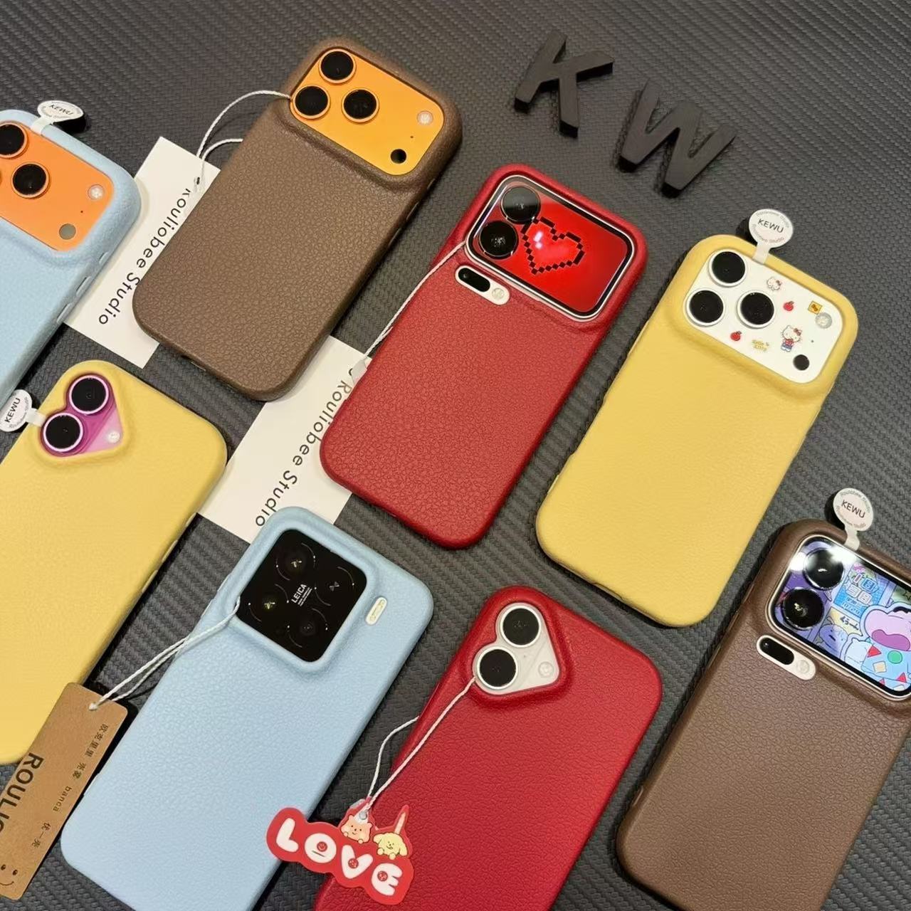 スマホケース  TPU素材 ドーパミン擬似レザー柄スマホケース！  耐衝撃・防振性能に優れ、高級感あふれるスマホケースで、iPhone12~17 に対応