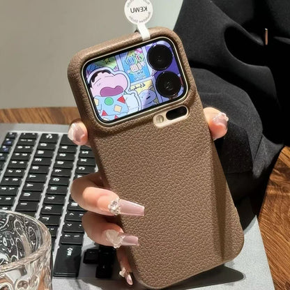 スマホケース  TPU素材 ドーパミン擬似レザー柄スマホケース！  耐衝撃・防振性能に優れ、高級感あふれるスマホケースで、iPhone12~17 に対応