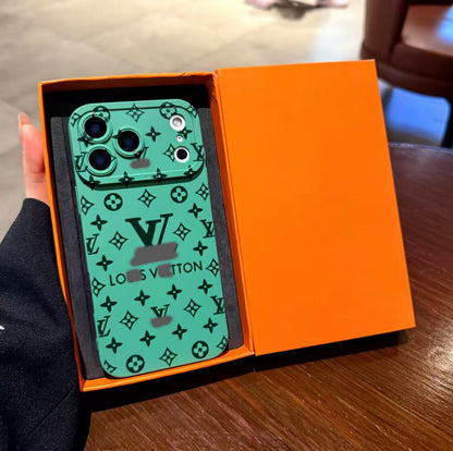 スマホケース  ダブルV 15色   耐衝撃・防振性能に優れ、高級感あふれるスマホケースで、iPhone11~17 に対応