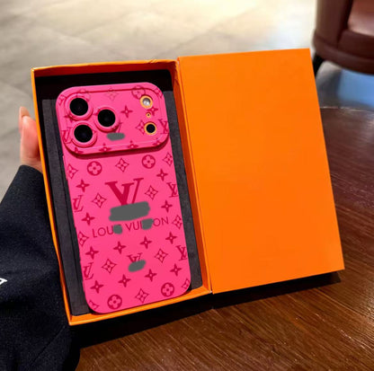 スマホケース  ダブルV 15色   耐衝撃・防振性能に優れ、高級感あふれるスマホケースで、iPhone11~17 に対応