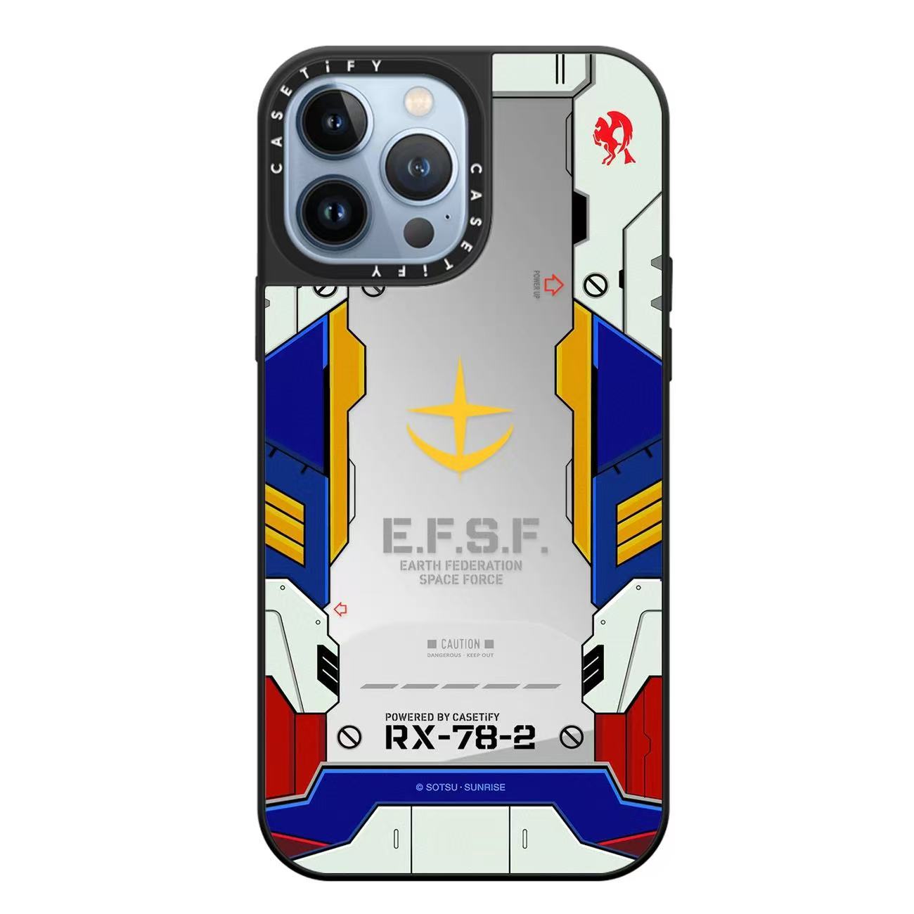 スマホケース  ガンダム柄スマホケース！機動戦士の世界  耐衝撃・防振性能に優れ、高級感あふれるスマホケースで、iPhone12~16 に対応