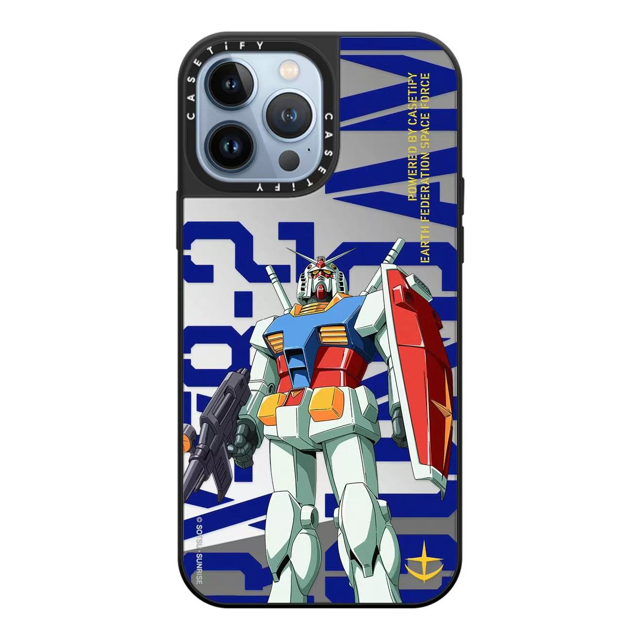 スマホケース  ガンダム柄スマホケース！機動戦士の世界  耐衝撃・防振性能に優れ、高級感あふれるスマホケースで、iPhone12~16 に対応