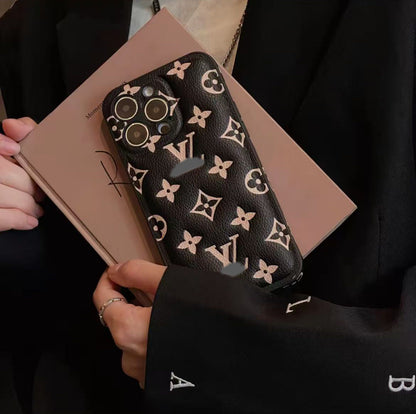 スマホケース  ダブルVL   耐衝撃・防振性能に優れ、高級感あふれるスマホケースで、iPhone に対応