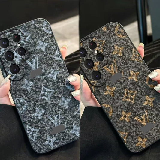 スマホケース 高級感レザー製スマホケース  ダブルV  Galaxy 専用 耐衝撃・防振性能に優れ、高級感あふれるスマホケースで、 Galaxy に対応