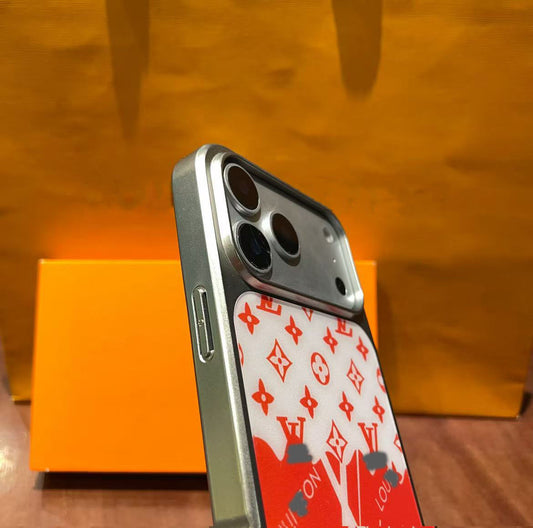 スマホケース  高級感カラーブロックスマホケース  ダブルV  耐衝撃・防振性能に優れ、高級感あふれるスマホケースで、iPhone12~17 に対応