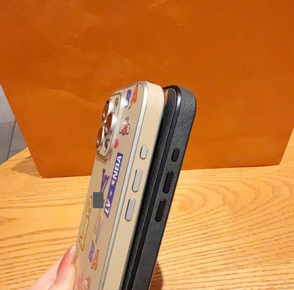 スマホケース  高級感バスケットボールファン向けスマホケース  ダブルV  耐衝撃・防振性能に優れ、高級感あふれるスマホケースで、iPhone12~16 に対応