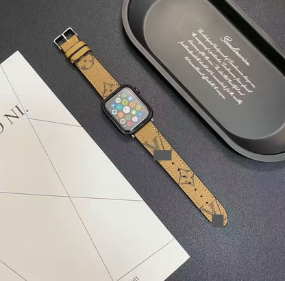 アップルウォッチストラップ  Apple Watch  ダブルV バンド　レザー リザード柄  iWatch ストラップ 38mm～49mm 対応