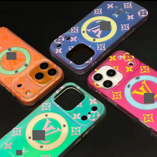 スマホケース  高級感ドパミン  マグネット式スマホケース  ダブルV  耐衝撃・防振性能に優れ、高級感あふれるスマホケースで、iPhone13~17 に対応