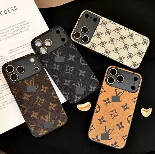 スマホケース  高級感レンズ保護付き  スマホケース  ダブルV  耐衝撃・防振性能に優れ、高級感あふれるスマホケースで、iPhone12~17 に対応