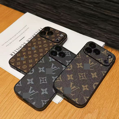 スマホケース  高級感レンズ保護付きスマホケース  ダブルV  耐衝撃・防振性能に優れ、高級感あふれるスマホケースで、iPhone12~17 に対応