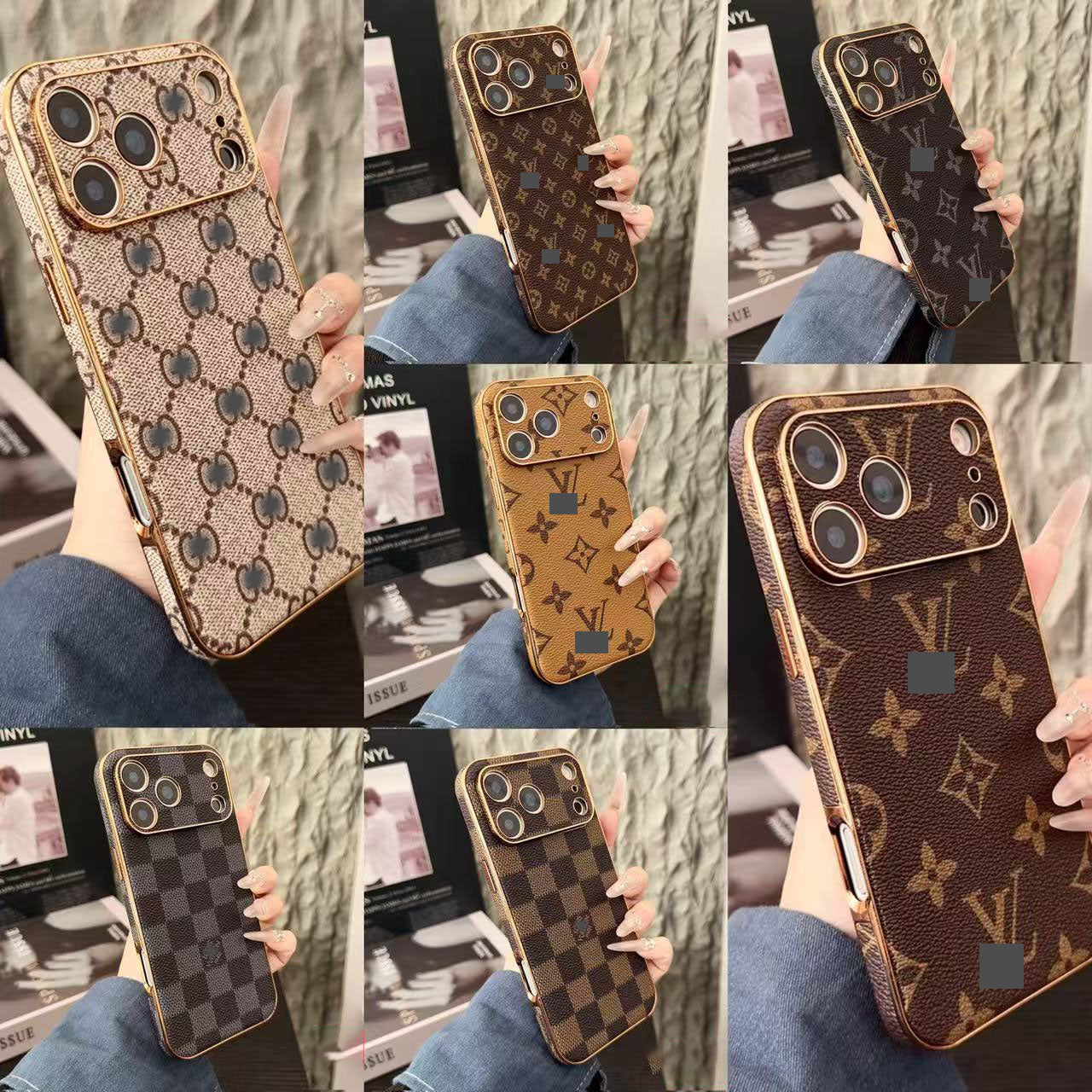 スマホケース  高級感メッキ加工 スマホケース   ダブルV  耐衝撃・防振性能に優れ、高級感あふれるスマホケースで、iPhone12~17 に対応