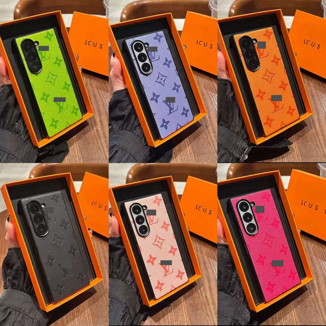 スマホケース  高級感  ダブルV  耐衝撃・防振性能に優れ、Galaxy Fold専用　高級感あふれるスマホケースで、Galaxy Foldに対応