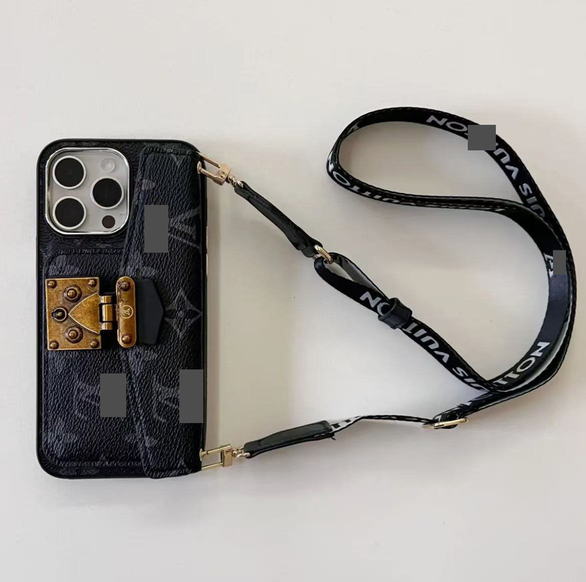 スマホケース 高級感 カードケース付きでストラップ付き ダブルＶ 耐衝撃・防振性能に優れ、高級感あふれるスマホケースで、iPhone に対応