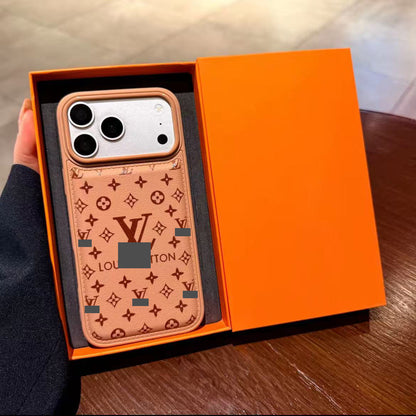 スマホケース  高級感大きな窓付きスマホケース   ダブルV  耐衝撃・防振性能に優れ、高級感あふれるスマホケースで、iPhone12~17 に対応