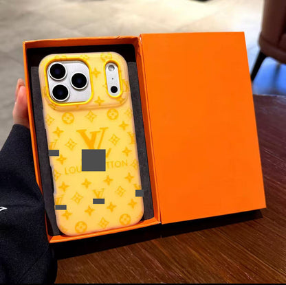 スマホケース  高級感ドーパミンジェリーケース   ダブルV  耐衝撃・防振性能に優れ、高級感あふれるスマホケースで、iPhone12~17 に対応