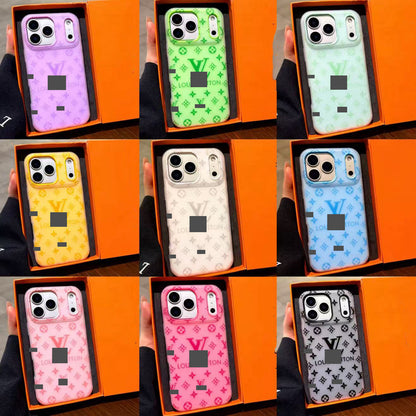 スマホケース  高級感ドーパミンジェリーケース   ダブルV  耐衝撃・防振性能に優れ、高級感あふれるスマホケースで、iPhone12~17 に対応