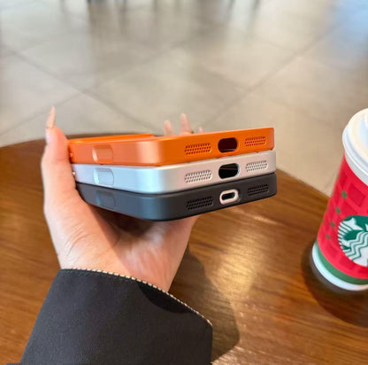 スマホケース  高級感ラミネート加工スマホケース   ダブルV  耐衝撃・防振性能に優れ、高級感あふれるスマホケースで、iPhone14~17 に対応