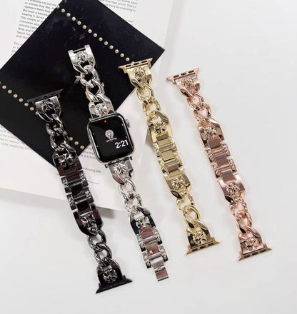 アップルウォッチストラップ  Apple Watch  メタルチェーンバンド iWatch ストラップ 38mm～49mm 対応