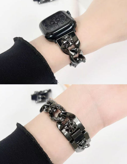 アップルウォッチストラップ  Apple Watch  メタルチェーンバンド iWatch ストラップ 38mm～49mm 対応