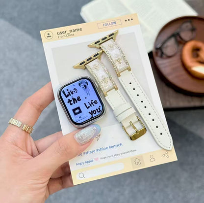 アップルウォッチストラップ  Apple Watch  クロスエナメルバンド  iWatch ストラップ 38mm～49mm 対応