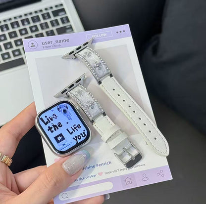 アップルウォッチストラップ  Apple Watch  クロスエナメルバンド  iWatch ストラップ 38mm～49mm 対応