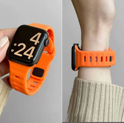 アップルウォッチストラップ  Apple Watch  ミニマル シリコンバンド 防水仕様  iWatch ストラップ 38mm～49mm 対応