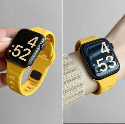 アップルウォッチストラップ  Apple Watch  ミニマル シリコンバンド 防水仕様  iWatch ストラップ 38mm～49mm 対応